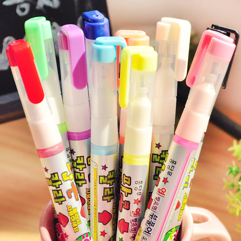 韓國文具神奇創意爆米花筆泡泡筆10色泡沫筆
