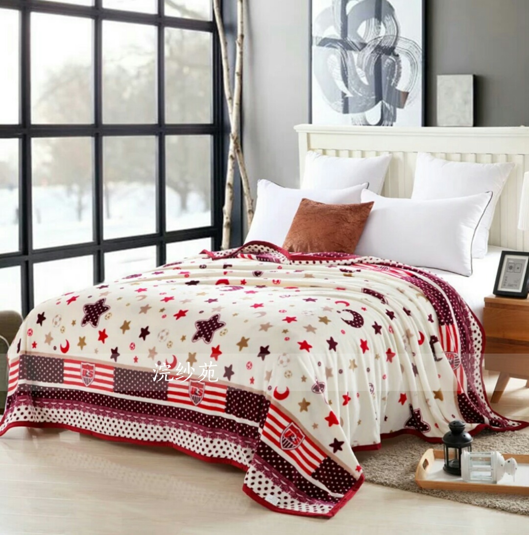 夏季空調午睡毯薄款法蘭絨毛毯珊瑚絨毯子單雙人絨床單學生宿舍毯